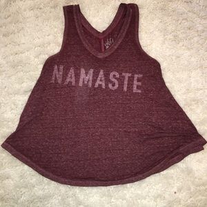 namaste sheer tank